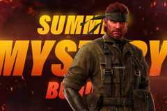 snake from metal gear solid delta in front of the words summer mystery bundle.
